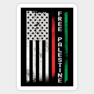 Free Palestine Flag Sticker